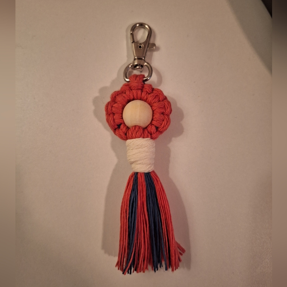 key ring macrame